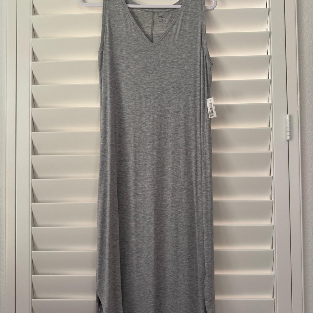 Daily Ritual Gray Midi Dress